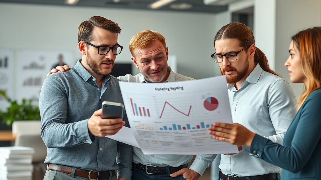 small business marketing owners concerned over marketing report