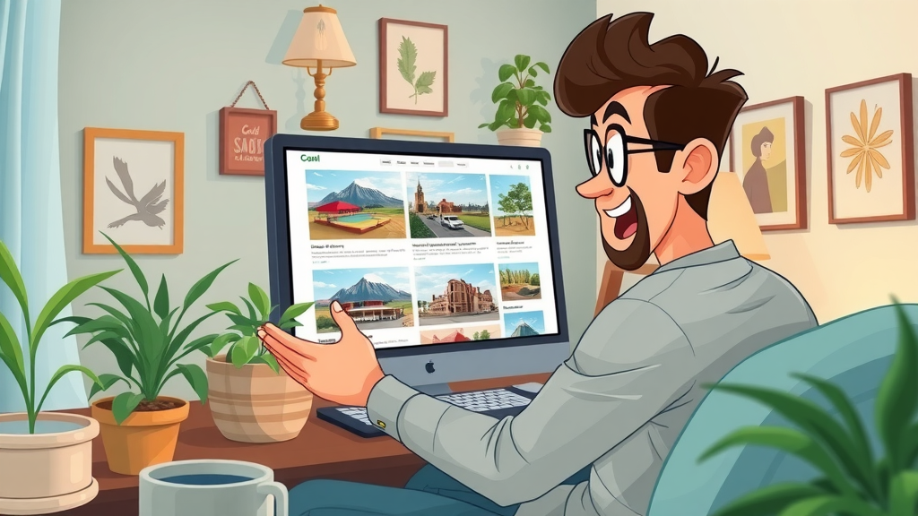 marketer previewing a blog post on local attractions – developing content that resonates with the local audience