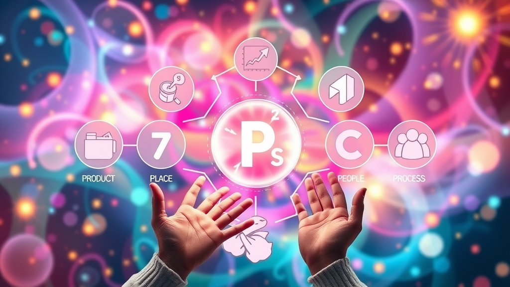 7 Ps of small business marketing infographic