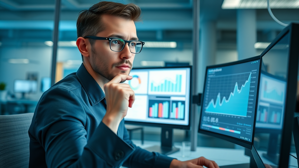 Small business marketer analyzing paid ad performance, targeted paid ads for immediate business growth