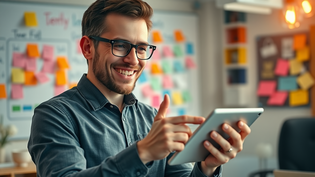 marketer creating catchy email subject lines for personalized email campaigns