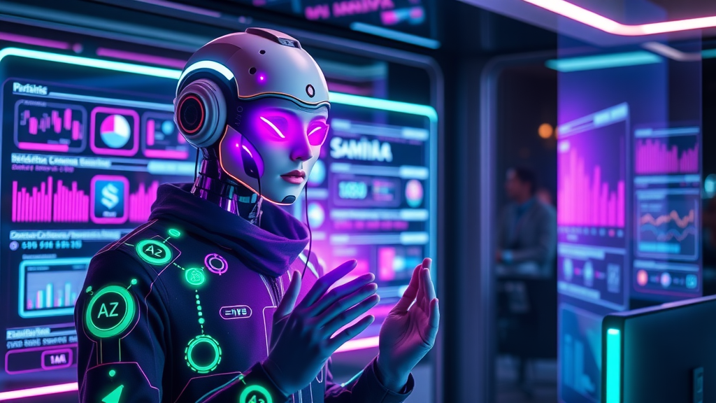 AI assistant helping marketer optimize email content and improve open rates